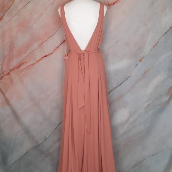 SMYM Jenn Rustic Mauve Maxi Dress - Picture 7 of 10